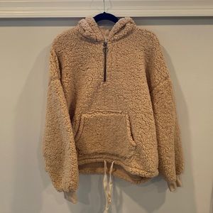 VICI Quarter Zip Sherpa Hoodie